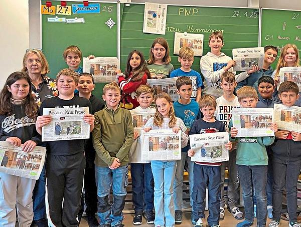 PNP Redaktion besucht Grundschüler von St. Maria Fürstenzell